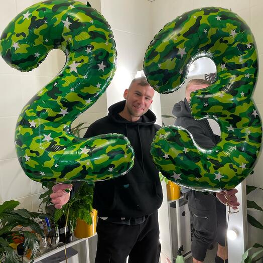 Цифры 23 февраля