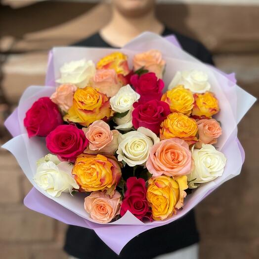 25 dutch roses
