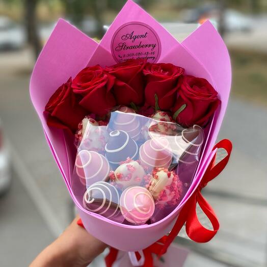 🍓🍓🍓Букет из клубники 🍓🍓🍓