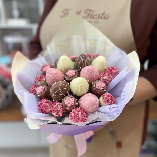 Fruta en chocolate, Un dulce regalo de Fruit Fiesta