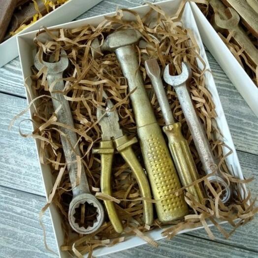 A set of tools, a gift for a man, dad, husband