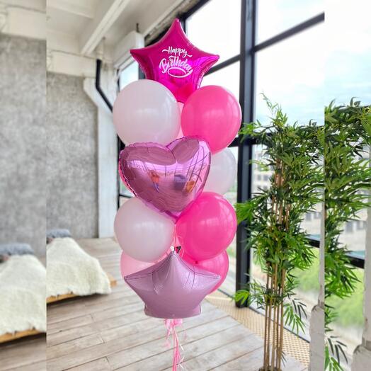 Pink and fuchsia balloons