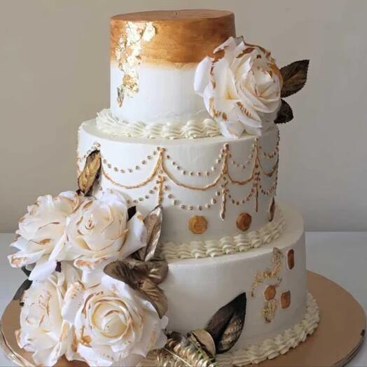 Magnificent 11 tier cake in a luxurious Dubai wedding. Arranged by:  Carousel. @Filmatogra… | Extravagant wedding cakes, Rose gold wedding cakes,  Huge wedding cakes