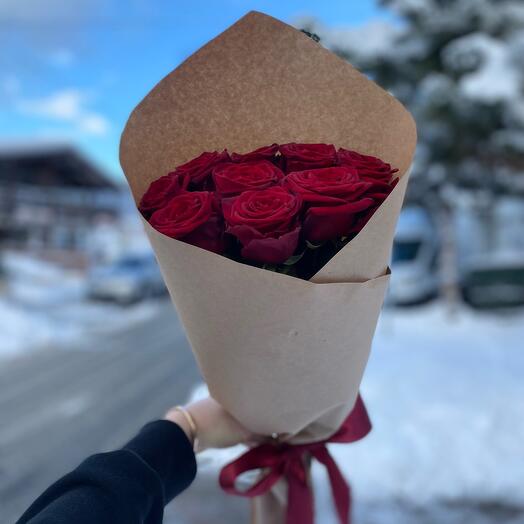 9 rosas en la elaboración