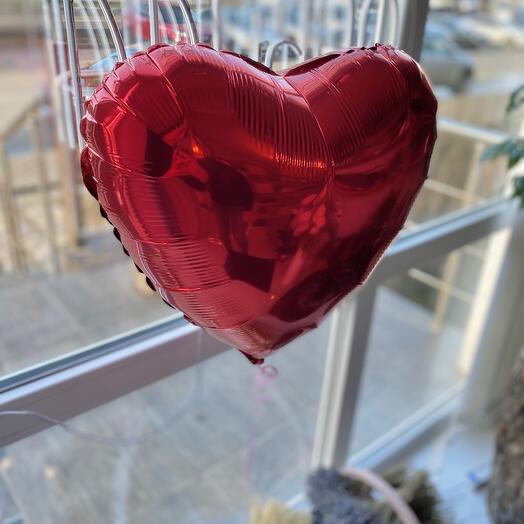 Foil balloon heart