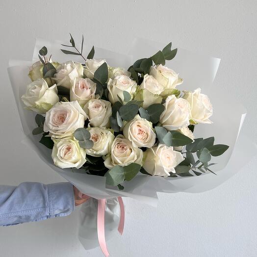 White O Hara ароматная Роза 🌸