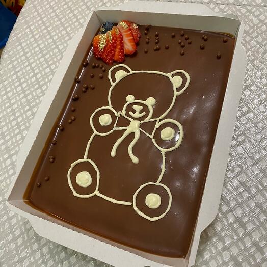 Postre traifle gran " oso " (Oreo )