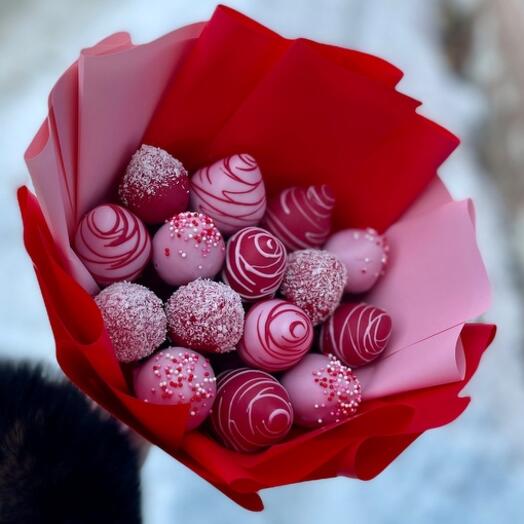 Букет из клубники "Эйфория"