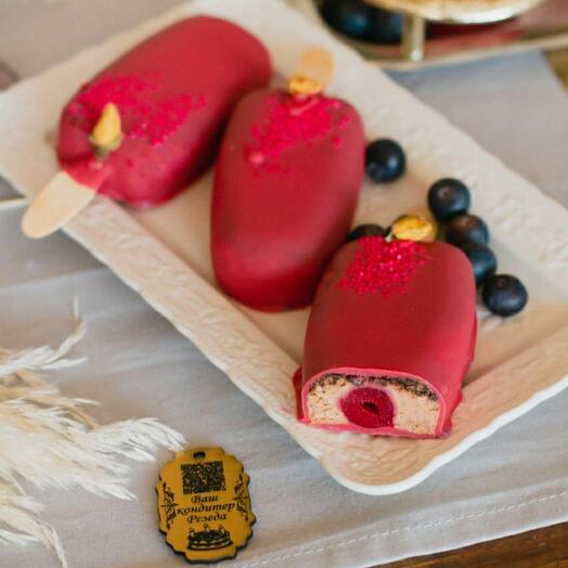 Juego de 3 paletas Cerezas-chocolate