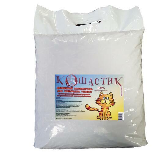Cat litter filler 4 kg 12L wood absorbent gray