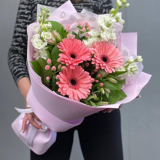 "Gerbera, Mattiola ,Alstroemeria"