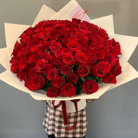 💐 Букет 101 Роза 50 см