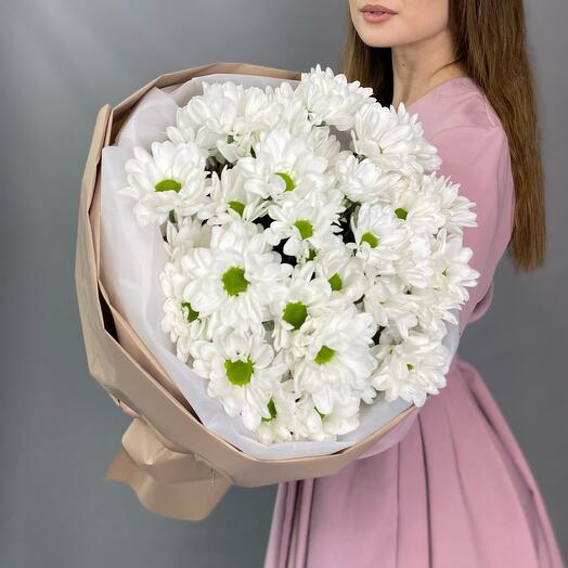 Букет из кустовых хризантем