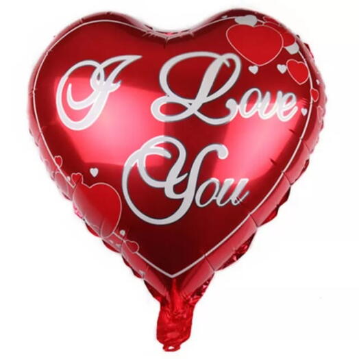 Heart balloon helium