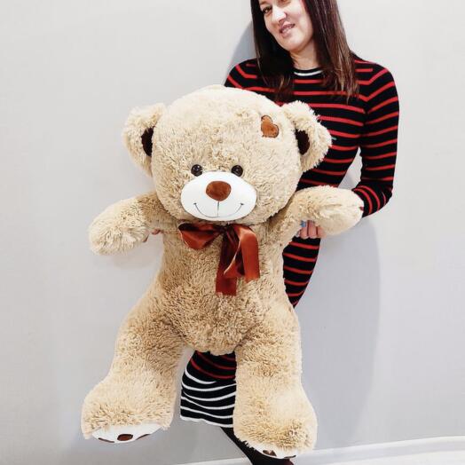 Soft toy bear Thomas 120cm Coffee