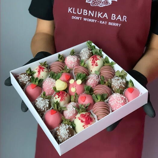 Fresa en chocolate para Cutie 25 bayas