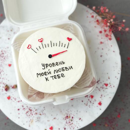 Бенто-торт «уровень любви»