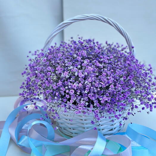 Flowers in basket