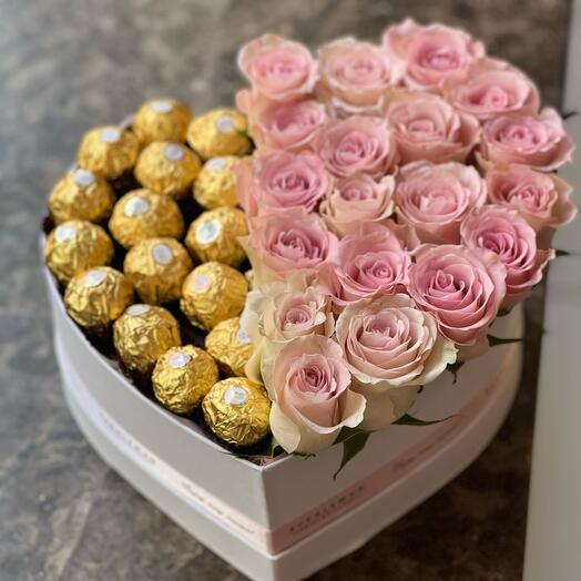 Ferrero Rose Heart Box