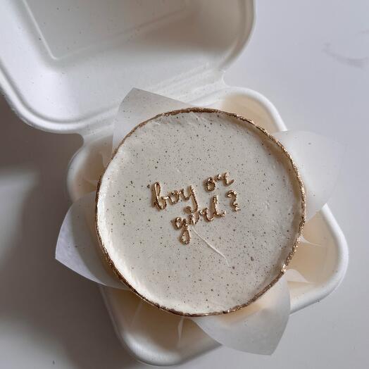 Pastel de Bento en el género de la fiesta / sexo del bebé