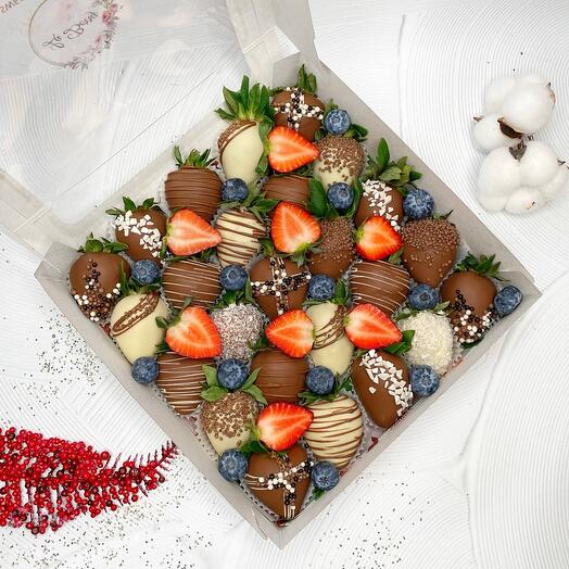 Fresas cubiertas de chocolate