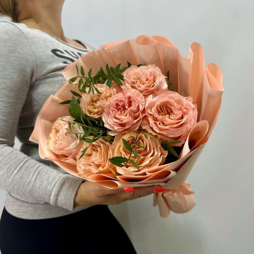 Пионовидные розочки Princess Crown 🧡 (x7)