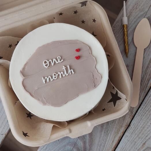 Бенто торт "One month"