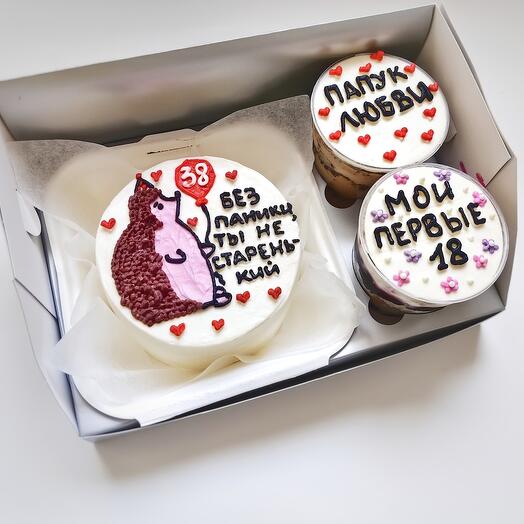 Набор: бенто мини, 2 трайфла