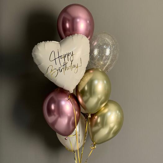Birthday Balloon Fountain