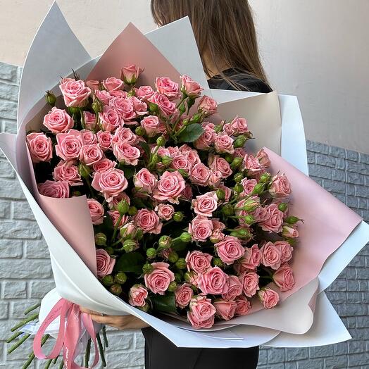 Ramo de 19 rosas de arbusto