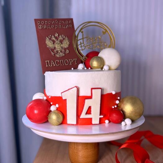 Торт на 14 лет