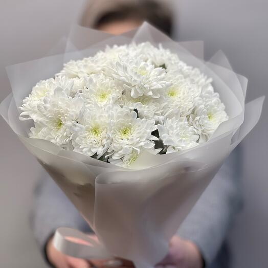 Букет из кустовых хризантем