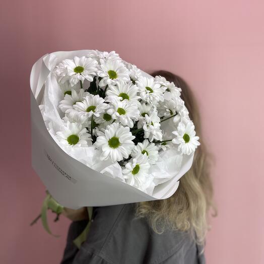 Букет из кустовых хризантем