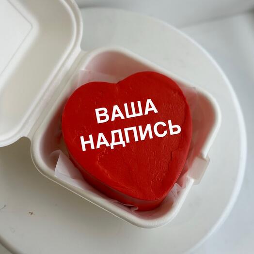 Бенто торт сердце