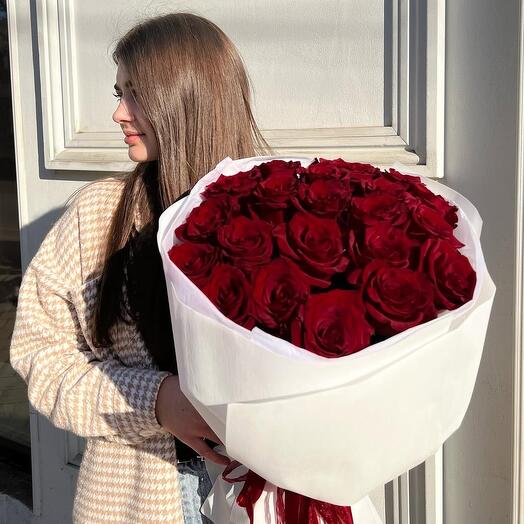 Букет из 21 розы Эквадор
