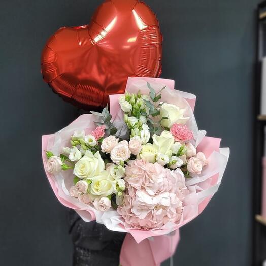 Букет на день влюблённых 💕