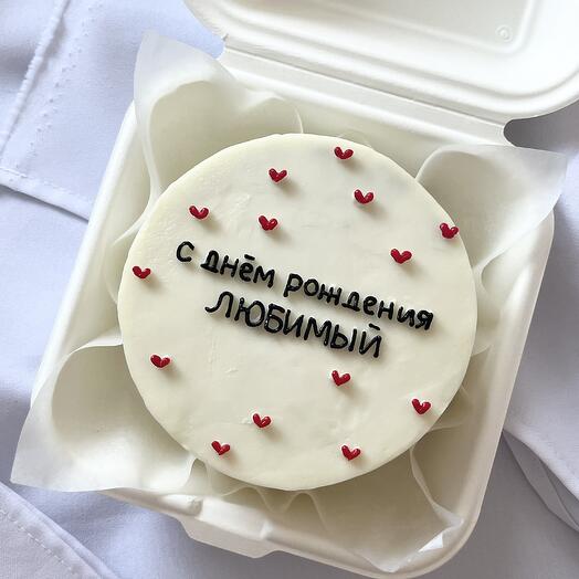 💌 Бенто торт "любимому" на день рождения