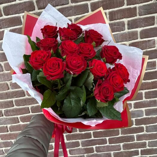 15 rosas rojas