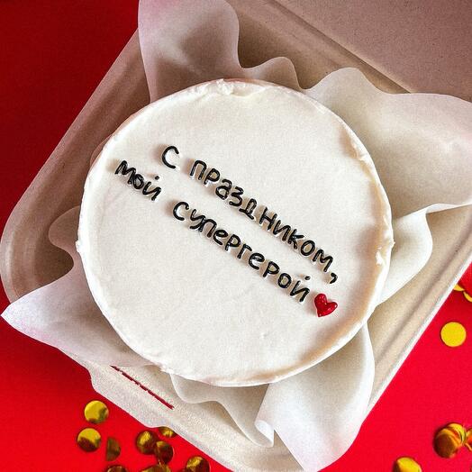 Бенто торт на 23 февраля , подарок парню,мужу,любимому; торт для супергероя