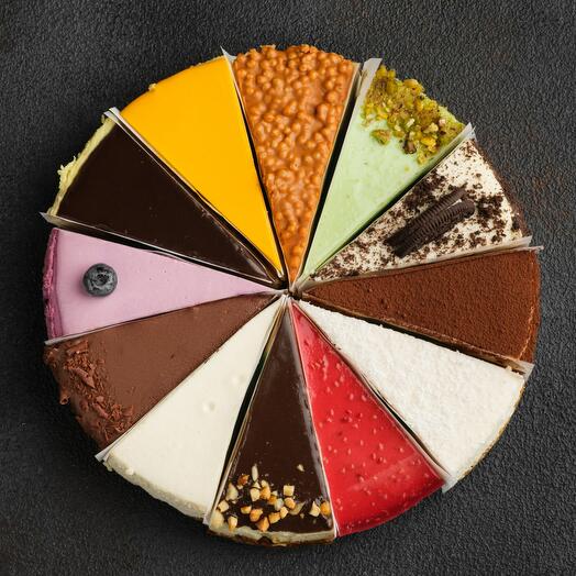 ASSORTED CHEESECAKE (12 FLAVORS)