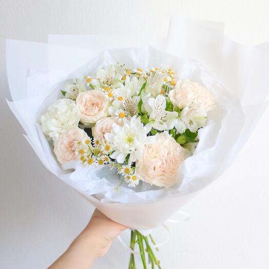 A light, delicate bouquet