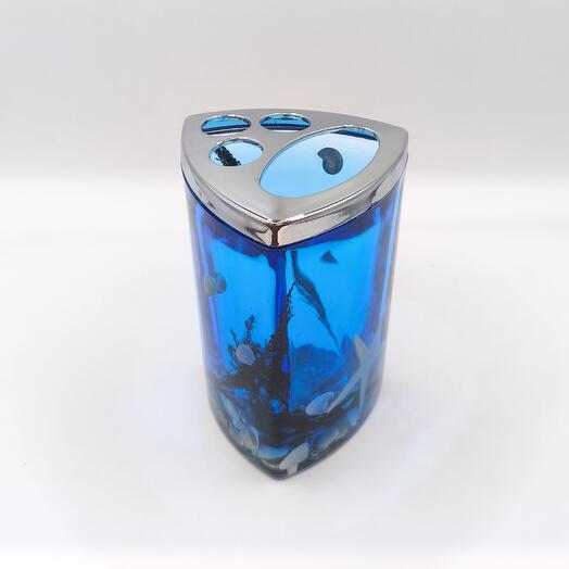 Подставка для зубных щёток и пасты  "Синее море" 4