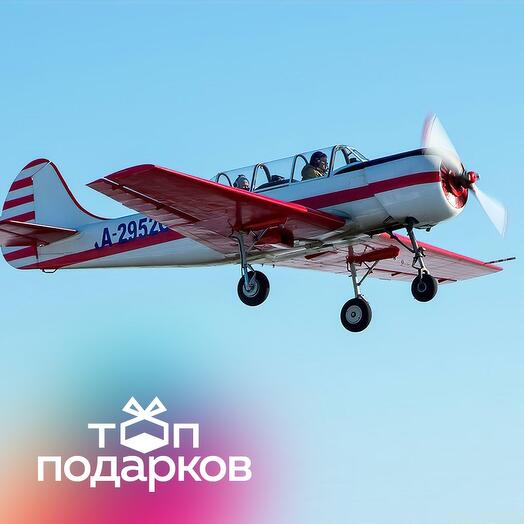 Подарочный сертификат Экскурсия на самолете Як-18Т вокруг Коломны, 1-3 чел. (45 мин.)