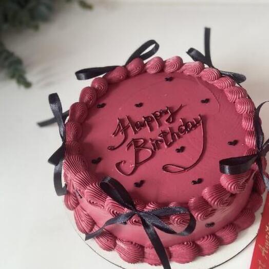 Торт 1,2 кг в стиле Ламбет happy birthday