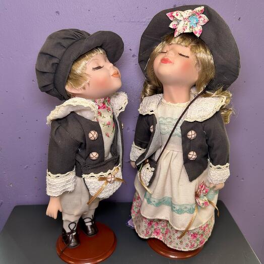 Куклы фарфоровые поцелуйчики -3