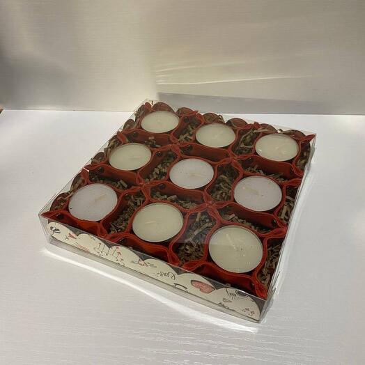 Подсвечники красные для чайной свечи