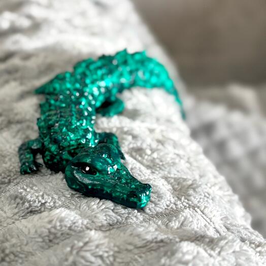 🐊 Подвижная антистресс игрушка крокодил