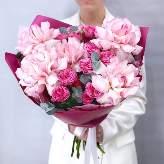 Букет «Малиновая мечта» 271