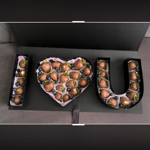 Клубника в шоколаде «I love U