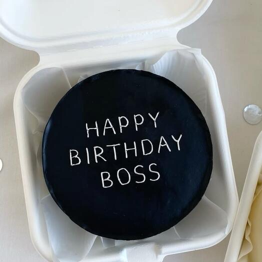 Бенто-торт Happy Birthday Boss (вкус на выбор) от Grand Depot
